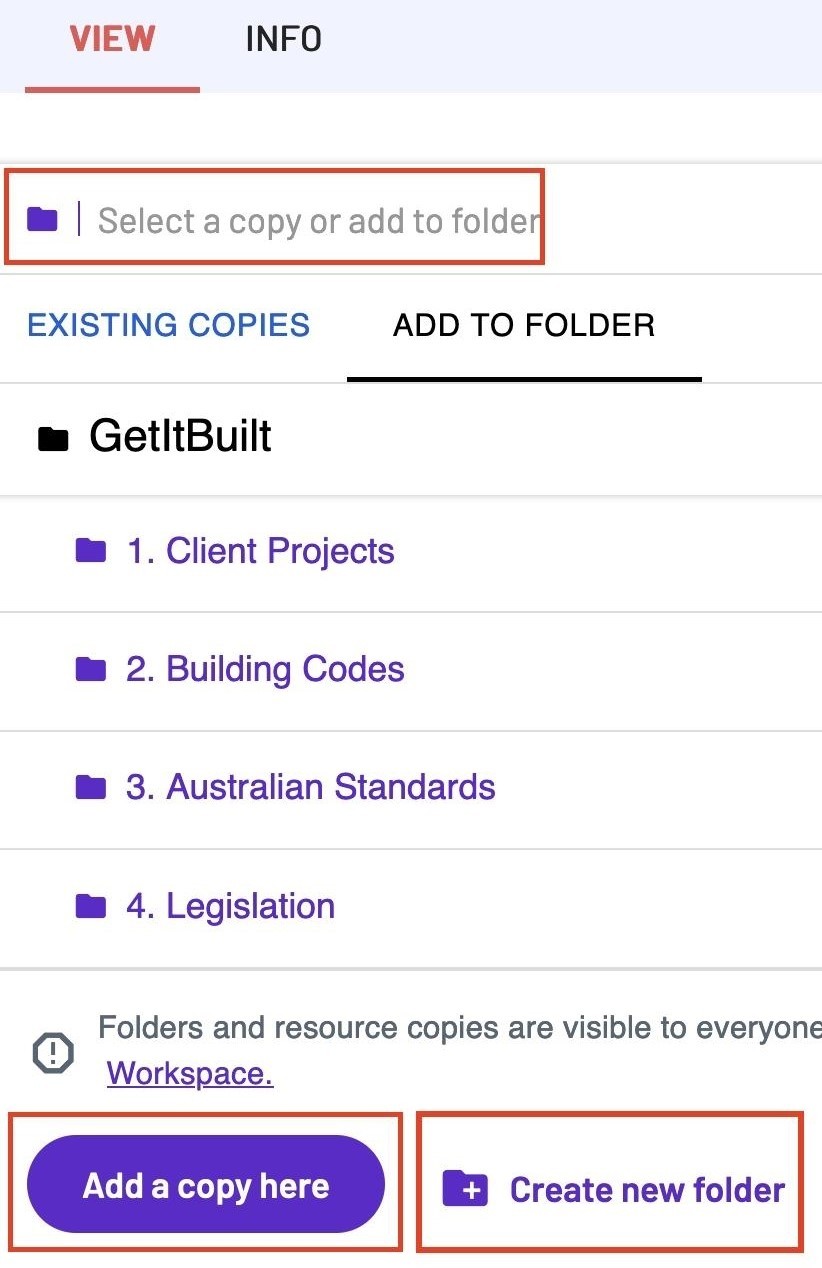 select a copy