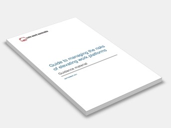 Guide to managing the risks of elevating work platforms cover image