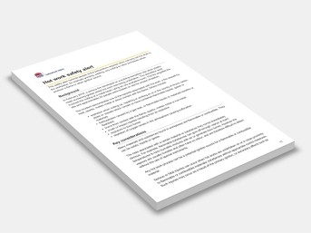 Hot work safety alert cover 2022
