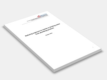 Reducing exposure to metals in drinking water from plumbing products 2021 cover