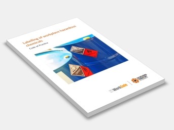 Labelling of workplace hazardous chemicals 2020 cover