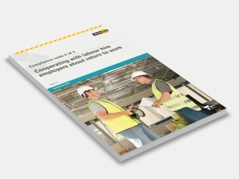 Cooperating with labour hire employers about return to work 2nd edition, 2019. cover