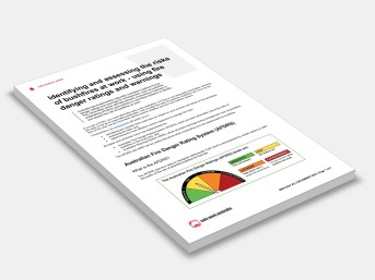 dentifying and assessing the risks of bushfires at work 2023 cover
