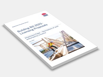 Building Bill 2023 - Licensing Proposals 2023 cover